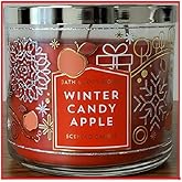 Bath & Body Works 3-Wick Scented Candle in WINTER CANDY APPLE Candle