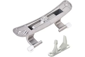 M MOTICO Upgraded 134550800 Affinity Washer Door Hinge with Bushings & 131763310 Washer Door Striker for Frigidaire, Electrolux, Kenmore, Crosley Washing Machine, Replace AP3886714 PS1152380-3 Years Warranty