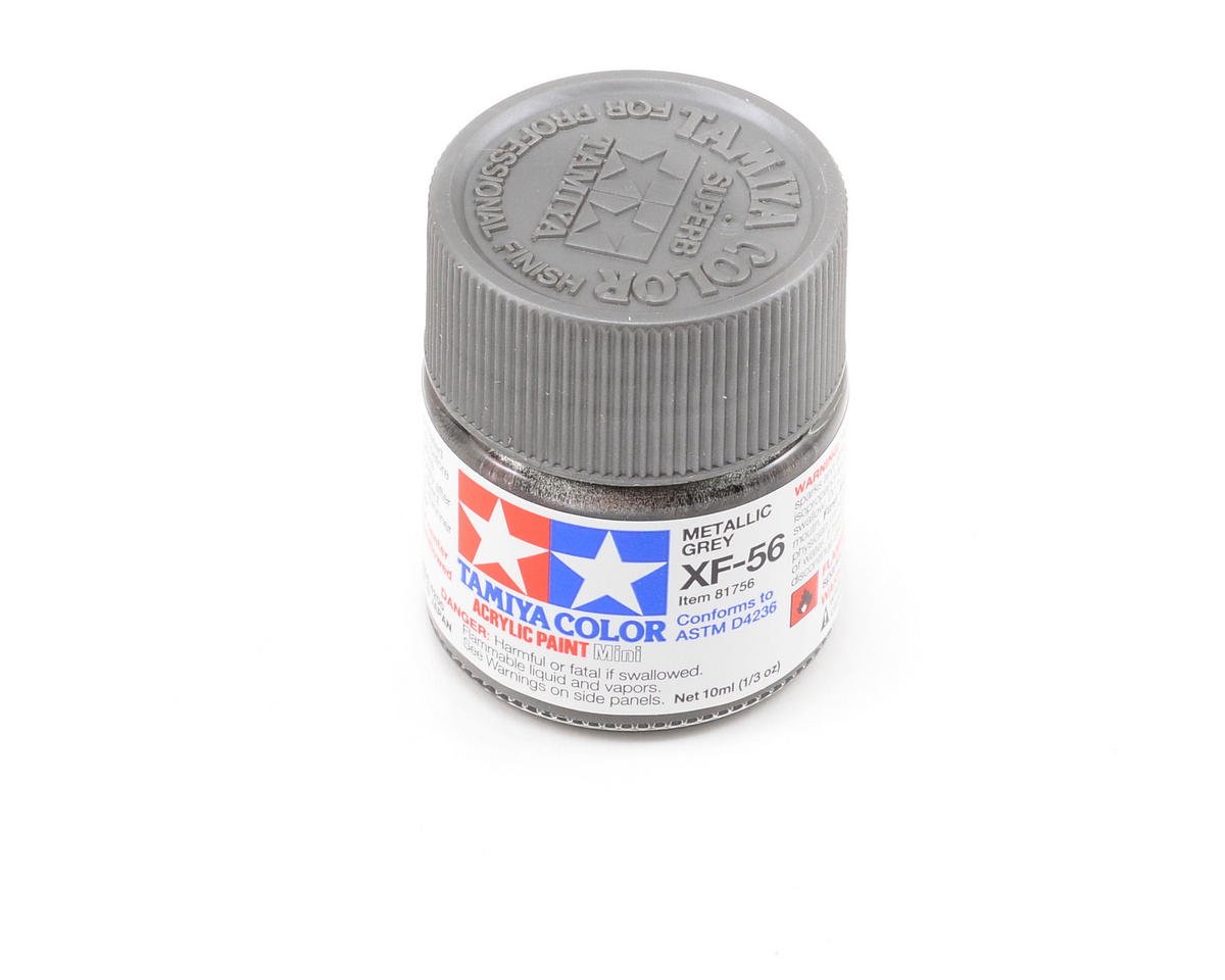 Tamiya XF-56 Metallic Grey Acrylic Paint 10ml