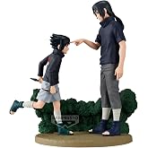 Banpresto - Naruto Shippuden - Sasuke Uchiha &amp; Itachi Uchiha Memorable Saga Collectible Figure