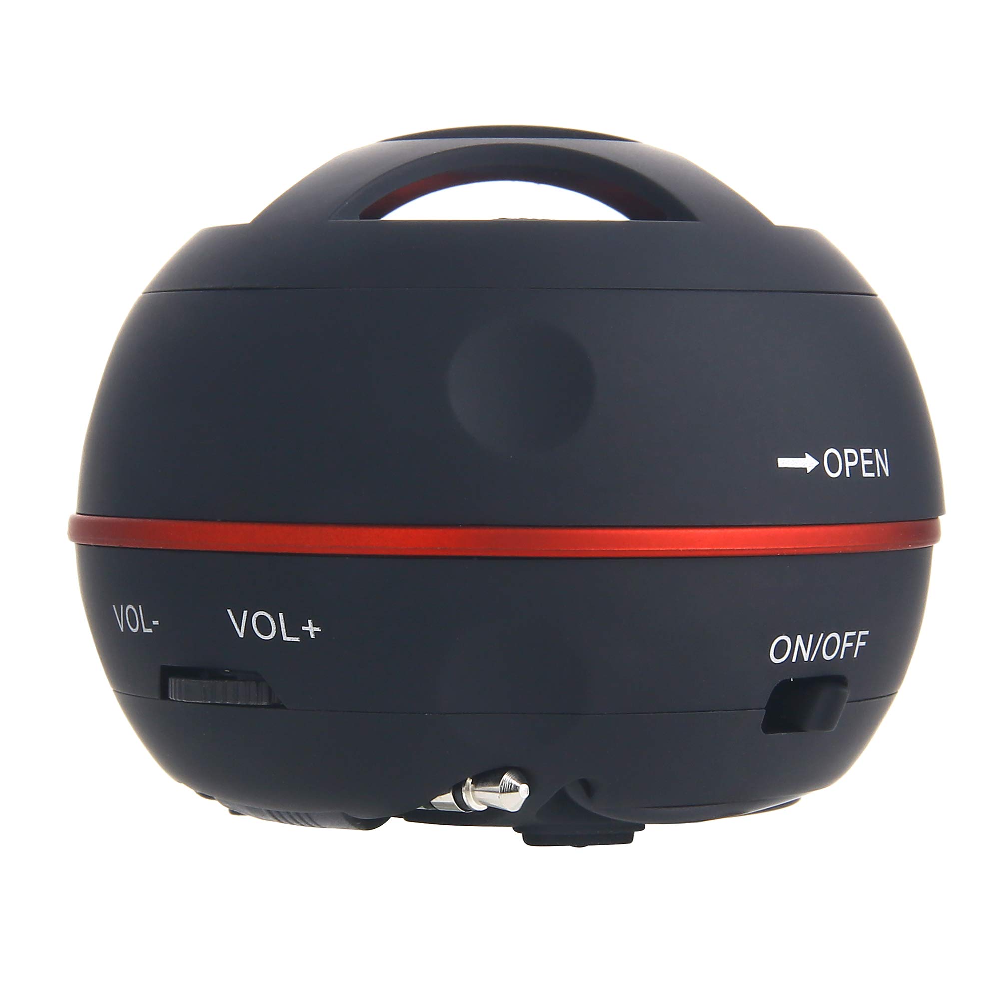 AYL Mini Speaker System, Portable Plug-in Speaker with 3.5mm Aux Input, External Audio for Laptop Computer, MP3 Player, iPhone, iPad, Cell Phone (Black)