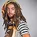 OPount 310 Pieces Dreadlocks Beads DIY Hair Braid Accessories with Natural Painted Wood Beads, Braid Rings Hair Hoops, Dreadlocks Beads and Hair Clips for Hair Decoration