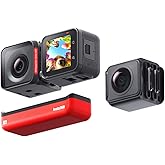 Insta360 ONE RS Twin Edition – Waterproof 4K 60fps Action Camera & 5.7K 360 Camera with Interchangeable Lenses, Stabilization