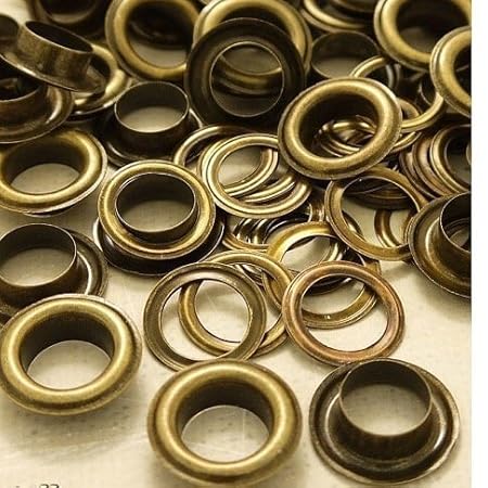 Trimming Shop 100 X 14mm Bronze Brass Grommets For Banners
