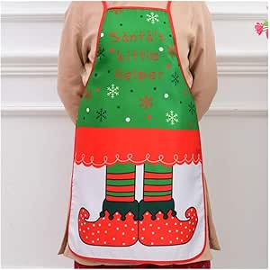 LJSLYJ Delantal de Cocina de Navidad, Creativo ...