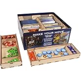 The Broken Token Game Organizer Compatible with The Dresden Files CCG - Wooden Game Organizing Box with Multiple Trays and Dividers