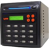 Systor 1 to 15 USB Duplicator &amp; Sanitizer 2GB/Min - SYS-USBD-15 | Standalone Multiple Flash Memory Copier/Cloner &amp; Storage Drive Eraser, Copy Speeds Up to 33MB/Sec