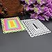 Childplaymate Die Cuts, 6pcs Rectangle Lace Frame Metal Cutting Dies Stencils DIY Scrapbook Craft