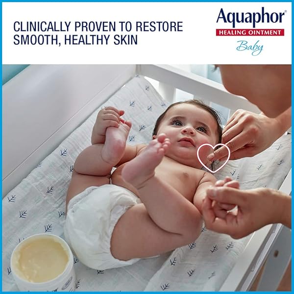 AQUAPHOR BABY HEALING OINTMENT – ADVANCED THERAPY FOR CHAPPED CHEEKS AND DIAPER RASH – 3 OZ. TUBE