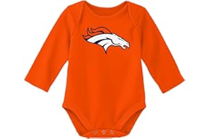 Outerstuff NFL Newborn & Infants 0-24 Months Official Primary Logo Long Sleeve Creeper Bodysuit Romper