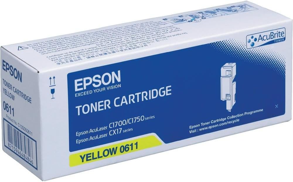Epson S050611 Yellow Toner Cartridge High Capacity C13S050611 / S050611