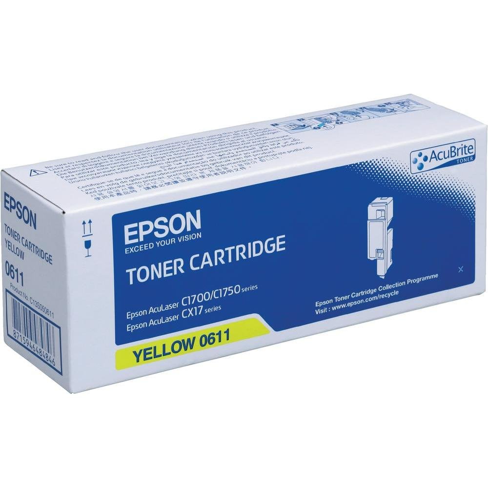 Epson S050611 Yellow Toner Cartridge High Capacity C13S050611 / S050611