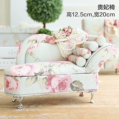 Small Travel Jewelry Box Organizer Display Storage Case for Rings Earrings Necklace , royal chair