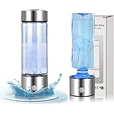 Hydrogen Water Bottles,2 in 1 Hydrogen Water Generators with SPE Technology UP to 4000 PPB,Hydrogen Water Bottle Generator in 3 Minutes Water Filter Suitable for Home,Office,Travel,Sport
