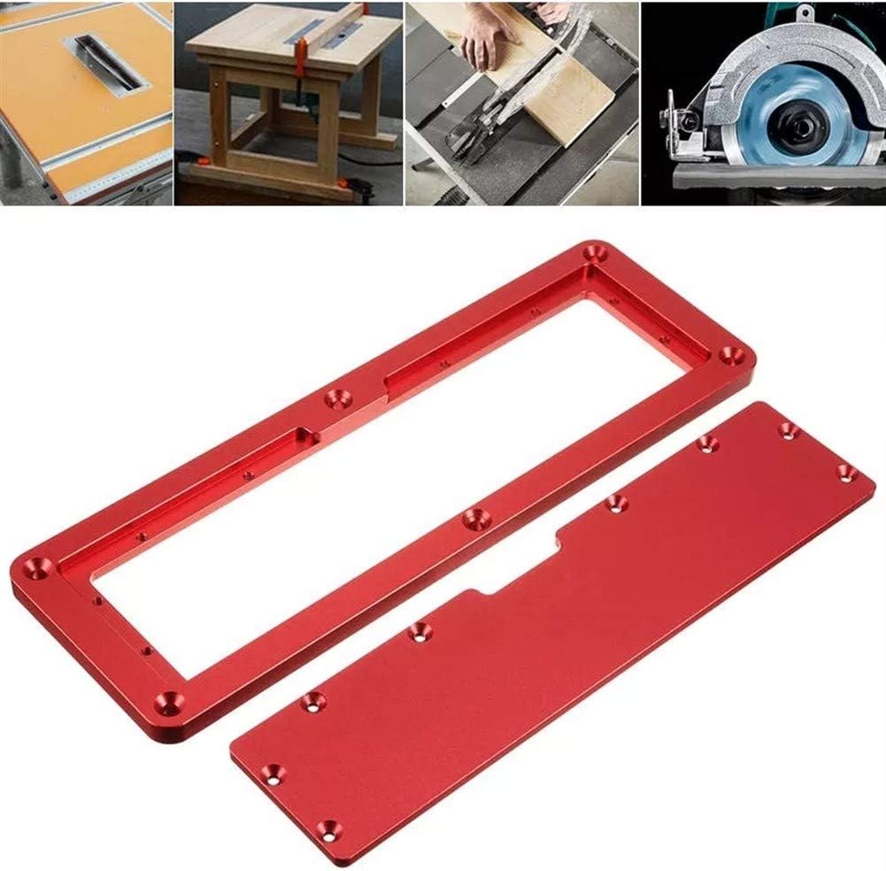 Tool Saw Flip Cover Plate Adjustable Aluminium Surface Embedded Insert Plate for Electric Circular Table Saw engineering