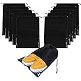 LERTREE 10PCS Waterproof Shoes Storage Bag Pouch Portable Travel Organizer Drawstring Bag Cover Non-Woven Laundry Pouch