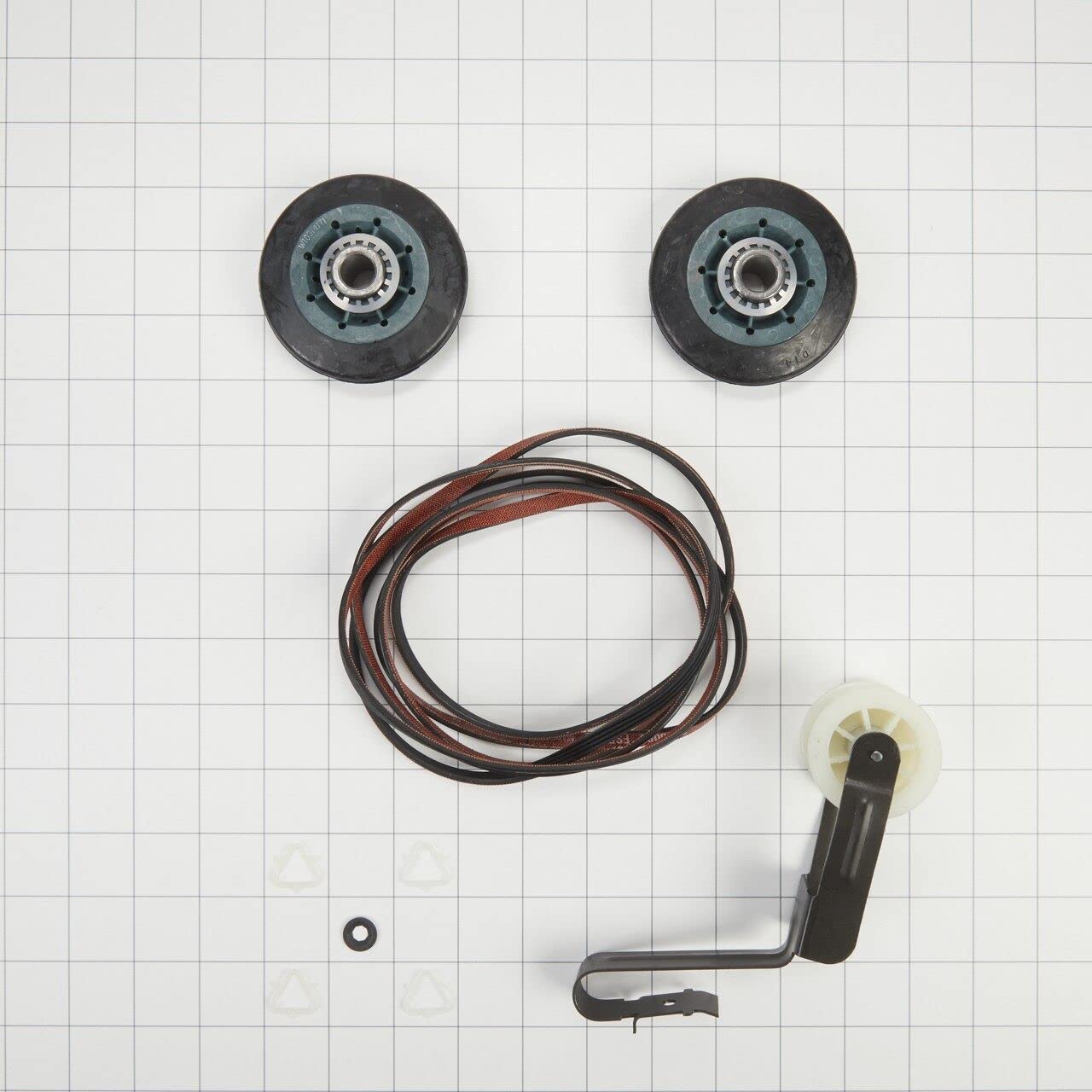 Whirlpool 4392065RC Maintenance Kit for Dryers – Replaces 8237, 279435, 279436, 279708, 279709, 279860, 8238, 8106, 279948, 80046, 4392065RC, 2014, 26000279435, 26000279436, 279708MS, 279709MS 29-Inch