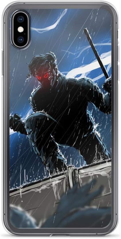 iPhone 6 Plus/6s Plus Pure Clear Anti-Scratch Shockproof Case Superhero in The Night