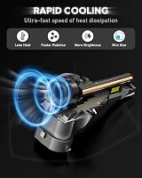 NOVSIGHT H11 LED Headlight Bulb 90W 30000LM 6500K 12V Pack of 2 view 5