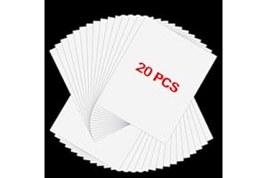 METFUN 20 Pieces Vinyl Siding Repair Patch Kit, White Self-Adhesive Patch PVC Patch Repair Tape for Any Cracks, Holes, or Blemishes on Vinyl Siding, Fence, Mobile Home Skirting Panels