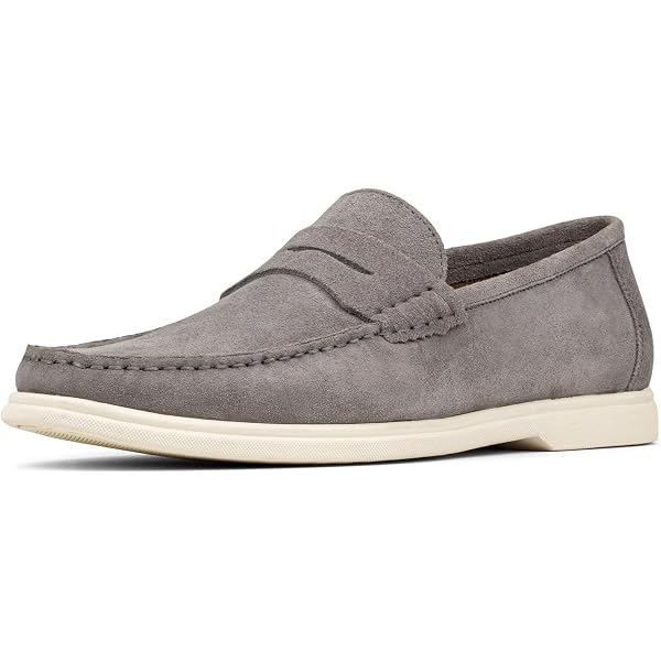 Donald Pliner Nate2 Suede Loafers Grey Slip-On Dress Casual Shoes Men\'s 13M $_12.JPG?set_id=880000500F main image 3
