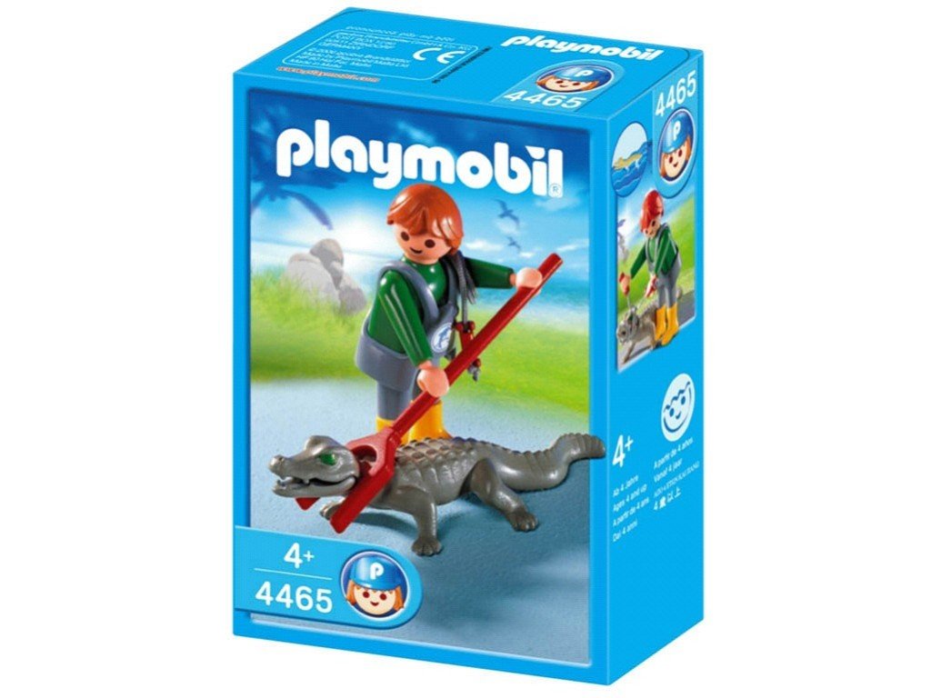PLAYMOBIL® 4465 Animal Park Animal Groomer with Cayman