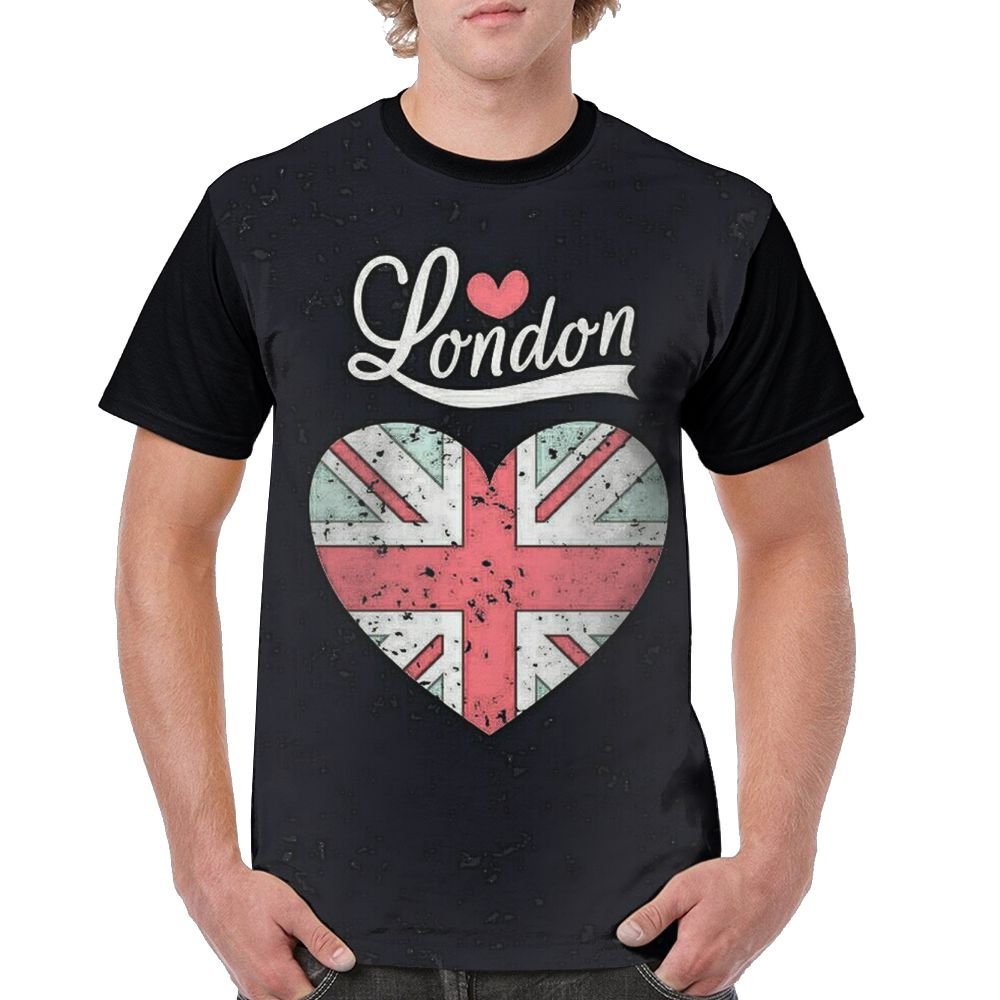 Pattern Amazon.com: ... Men\u0027s London Love 3D Cool T-Shirt
