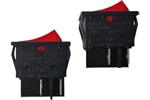 TSNUPGOHXW 2pcs JD03-A1 30A 125V/250V 4 Pins Rocker Switches for Inverter Welding Machine
