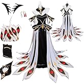 ADSUJUD White Dress Outfit Uniform Full Set Suit for Women