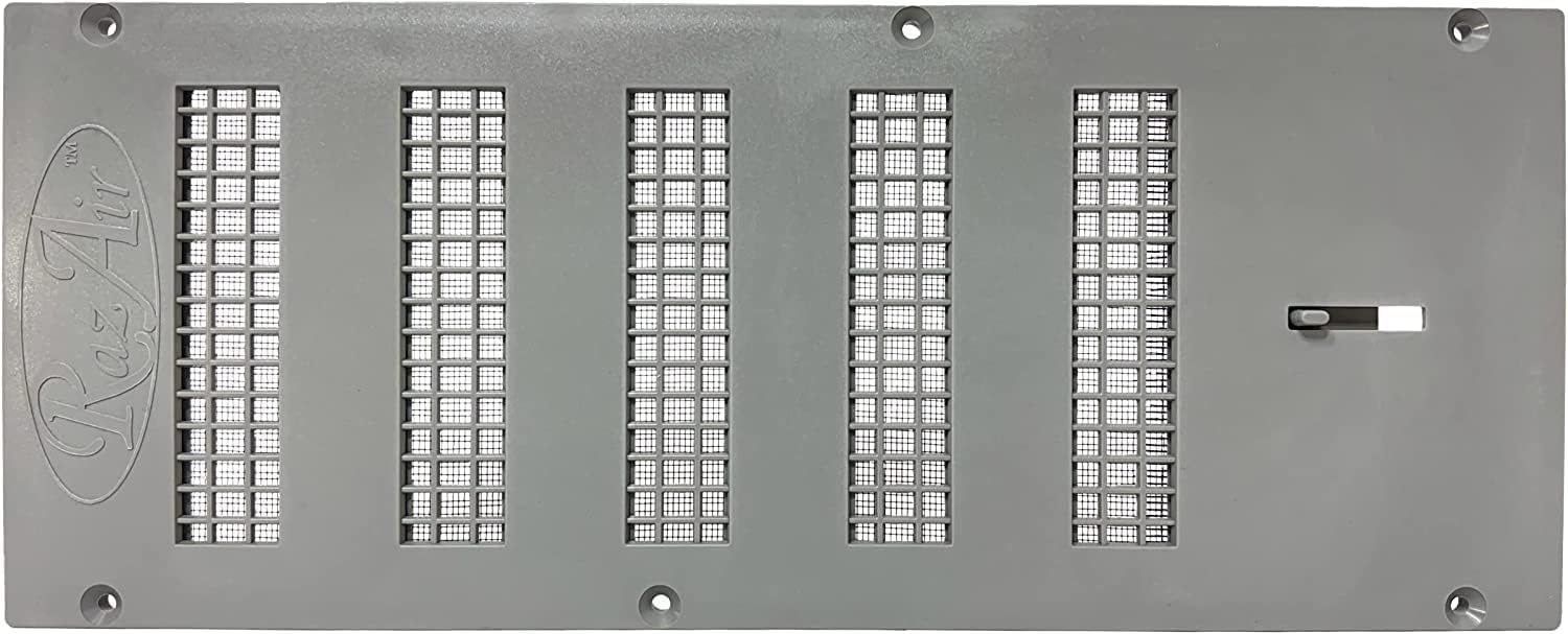 Registers, Grilles & Vents - RazAir™ Foundation Vent with Damper and Screen - 16