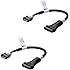 SIENOC 19 Pin USB3.0 Female To 9 Pin USB2.0 Male Motherboard Cable Adapter (2 Pack)