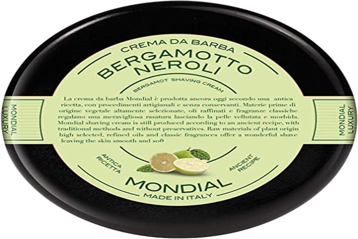 Mondial Bergamot Shaving Cream Bergamot & Neroli Plastic 150ml, Unique, 150 ml, 150