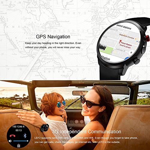 LEMFO lef2 Android 5.1 Smart Reloj Dos Modos RAM 512 MB ROM 8 GB ...