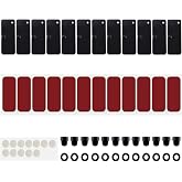 Rear Window Louvers Installation Hardware Accessories for for Ford Mustang Camaro Dodge Challenger, Universal Double Side 3M Tape Mounting Set