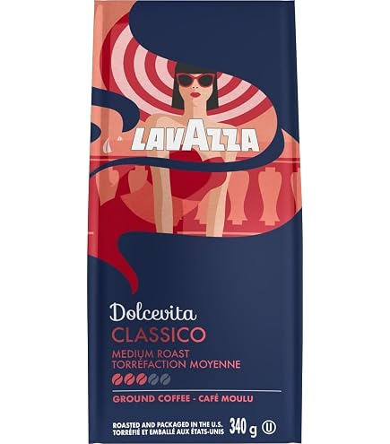 Amazon.com : Lavazza Opera Intenso Ground Coffee 12oz Bag, Dark