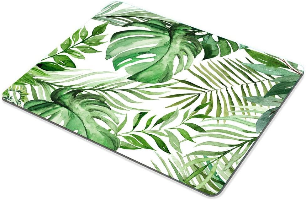 Wasach Wild Leaf Mouse pad, Leaves Mouse pad, Office Supplies, Present for Friend Desk Accessories 9.5 X 7.9 Inch (240mmX200mmX3mm) - Image 3