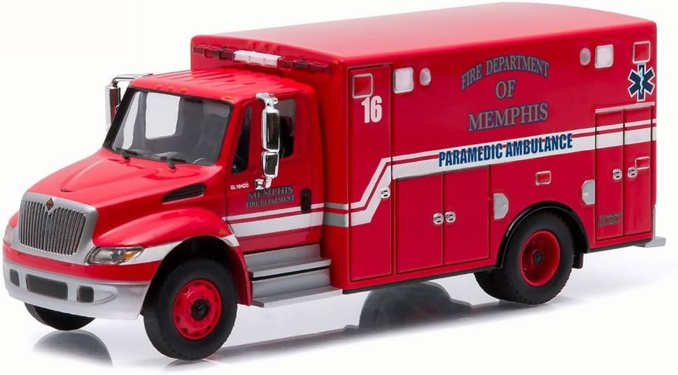 red ambulance toy