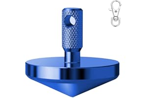 PANSHI Precision Stainless Spinning Top(Blue), Pocket Gadget EDC Fidget Toy for Men, Unique Gift for Inception Top Fans,Adults,Kids