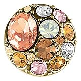 Ginger Snaps VINTAGE BROOCH-PEACHES SN07-51 Interchangeable Jewelry Snap Accessory