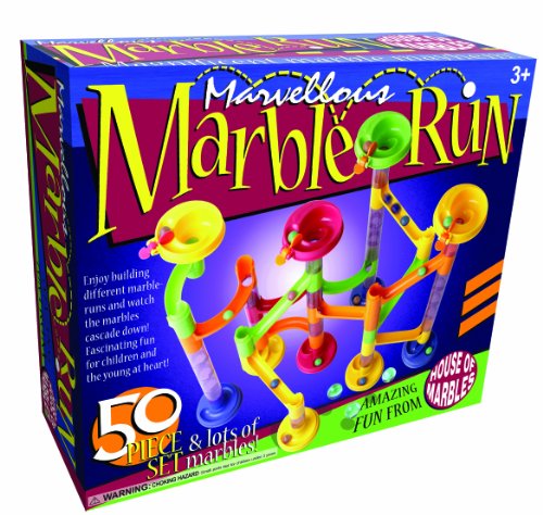 House of Marbles Marble Run Building Kit, 50-Piece
