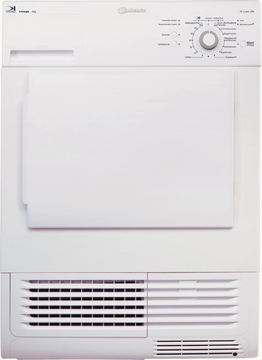Bauknecht TK Care 17 B Kondens-Trockner / 7 kg / B: Amazon.de: Elektro