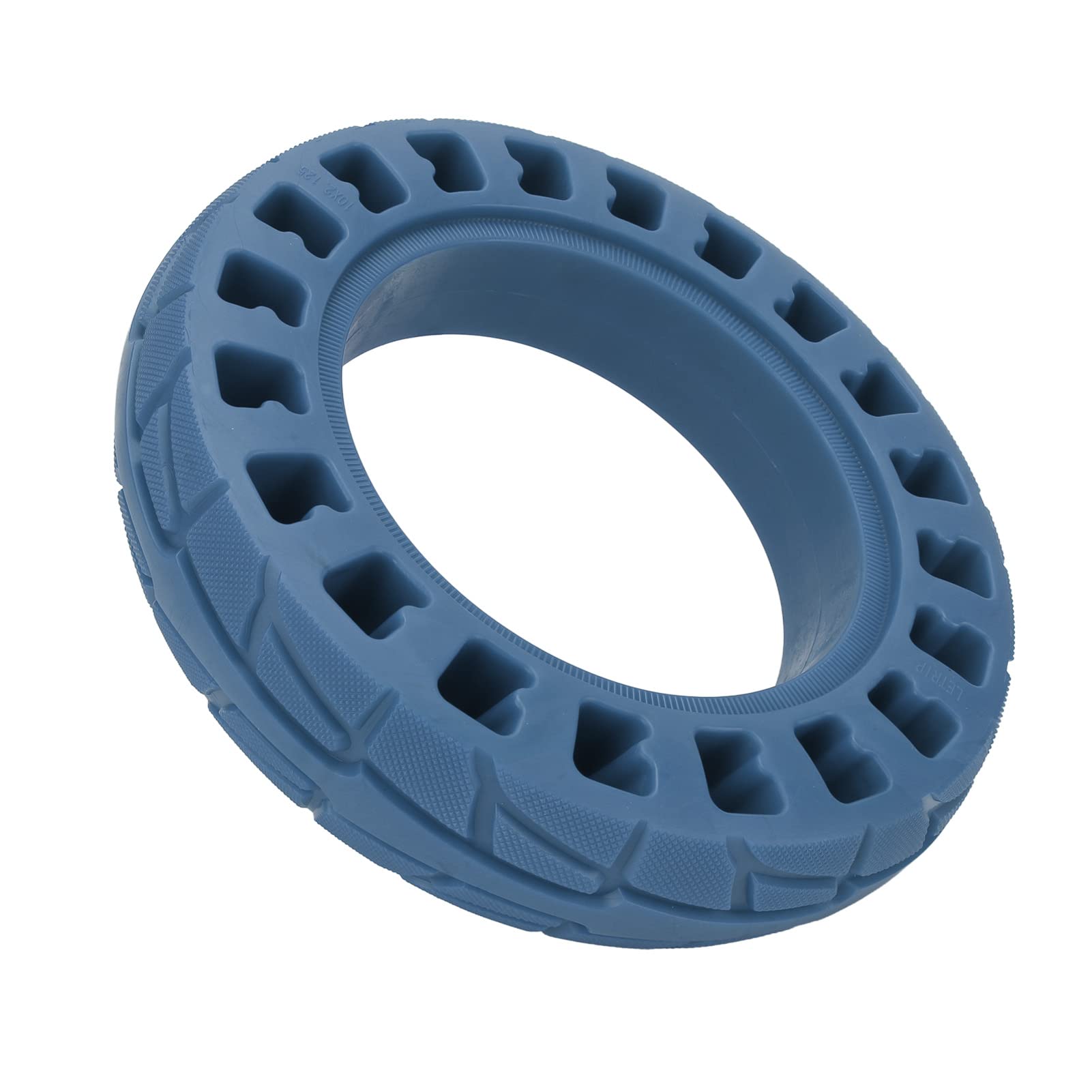 Alomejor Electric Scooter Tire Shock Absorbing Solid Tire Replacement for 10 Inch Scooter Replacement(Blue)