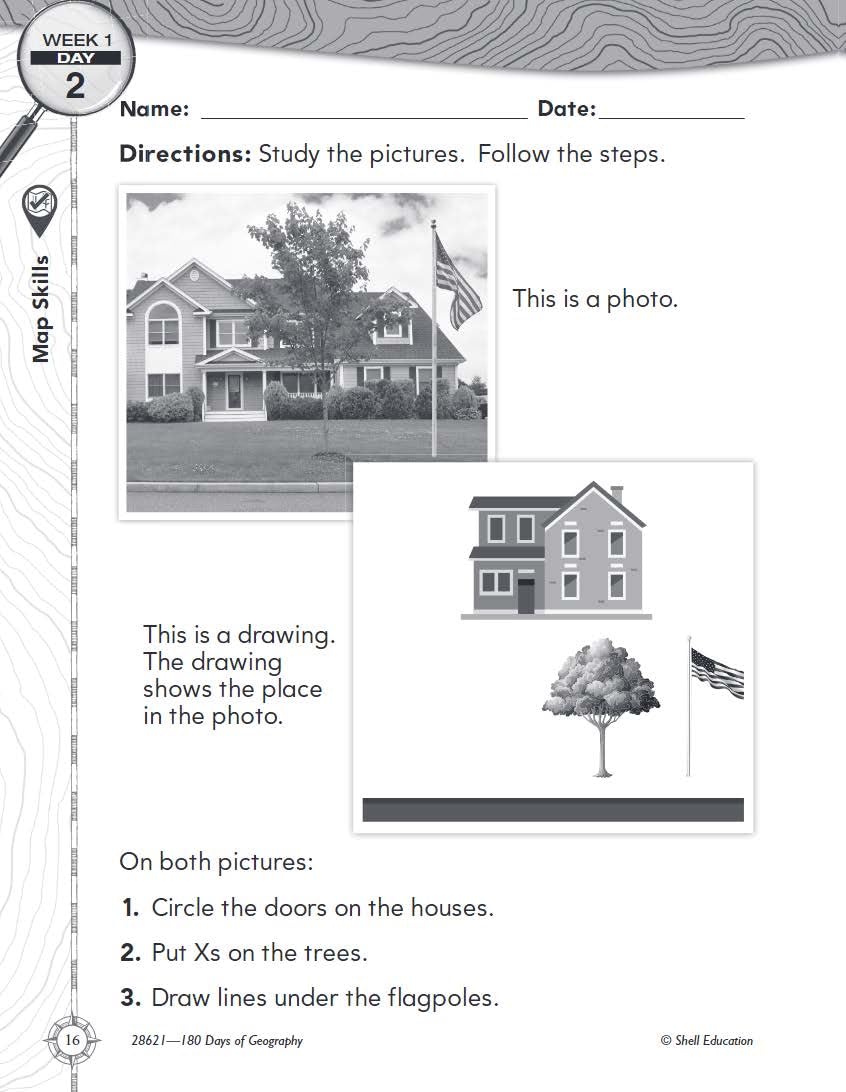 180 Days™: Social Studies, Geography for Kindergarten Practice Workbook for Classroom and Home, Cool and Fun Practice Created by Teachers (180 Days of Practice) Feb 27, 2018