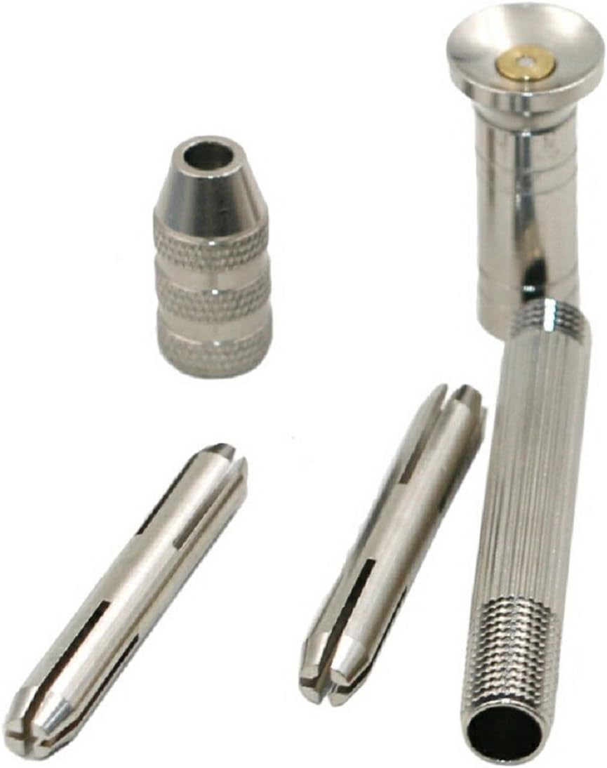 Precision Double Head Pin Vise Model Hand Drill Set with Twist Drill Bits Set by Coerni B