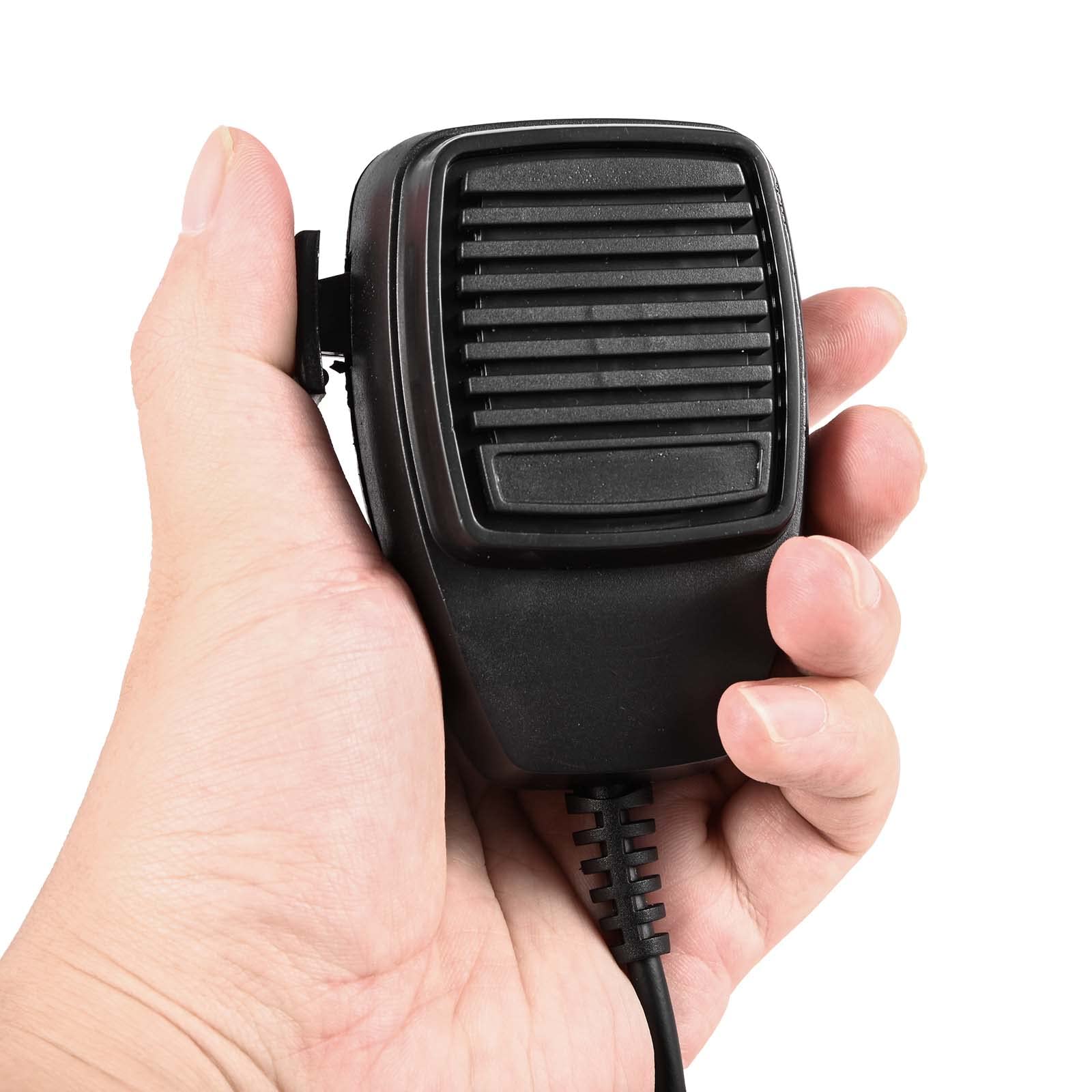 CXRCY 9 Tones Loud Police Siren 200W 12V Emergency Warning Alarm Siren Speaker 1 Horn Handheld Mic PA System for Cars Emergency Police Vehicles Fire Trucks, 120-150dB