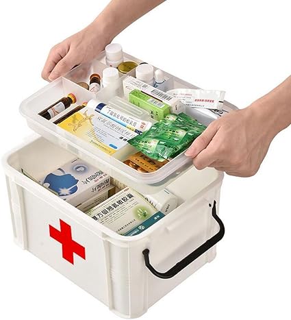 Caso de vanidad Hogar médico portátil de múltiples Capas Caja médica