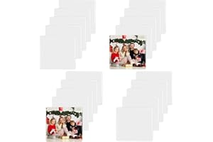 WANZELONYO Sublimation Metal Blanks 8X8 Inch 20 Pack Aluminium Photo Sheets Double-sided Printing