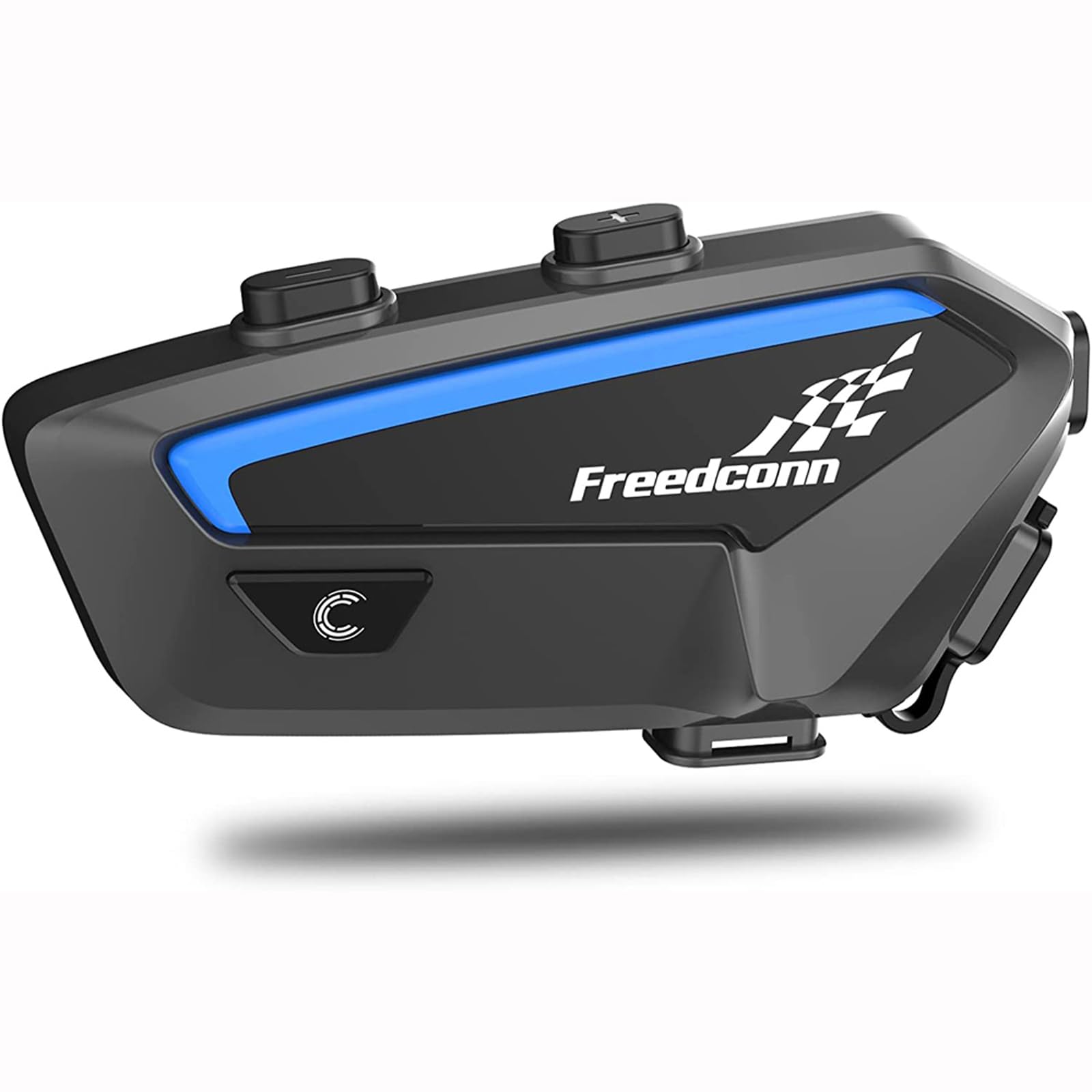 FreedConn Motorbike Bluetooth Helmet Headset Intercom,FX full duplex Wireless Motorbike Interphone for 6-10 Riders/Range 1500m/FM Radio/Music sharing,Connect with Any Bluetooth Headset