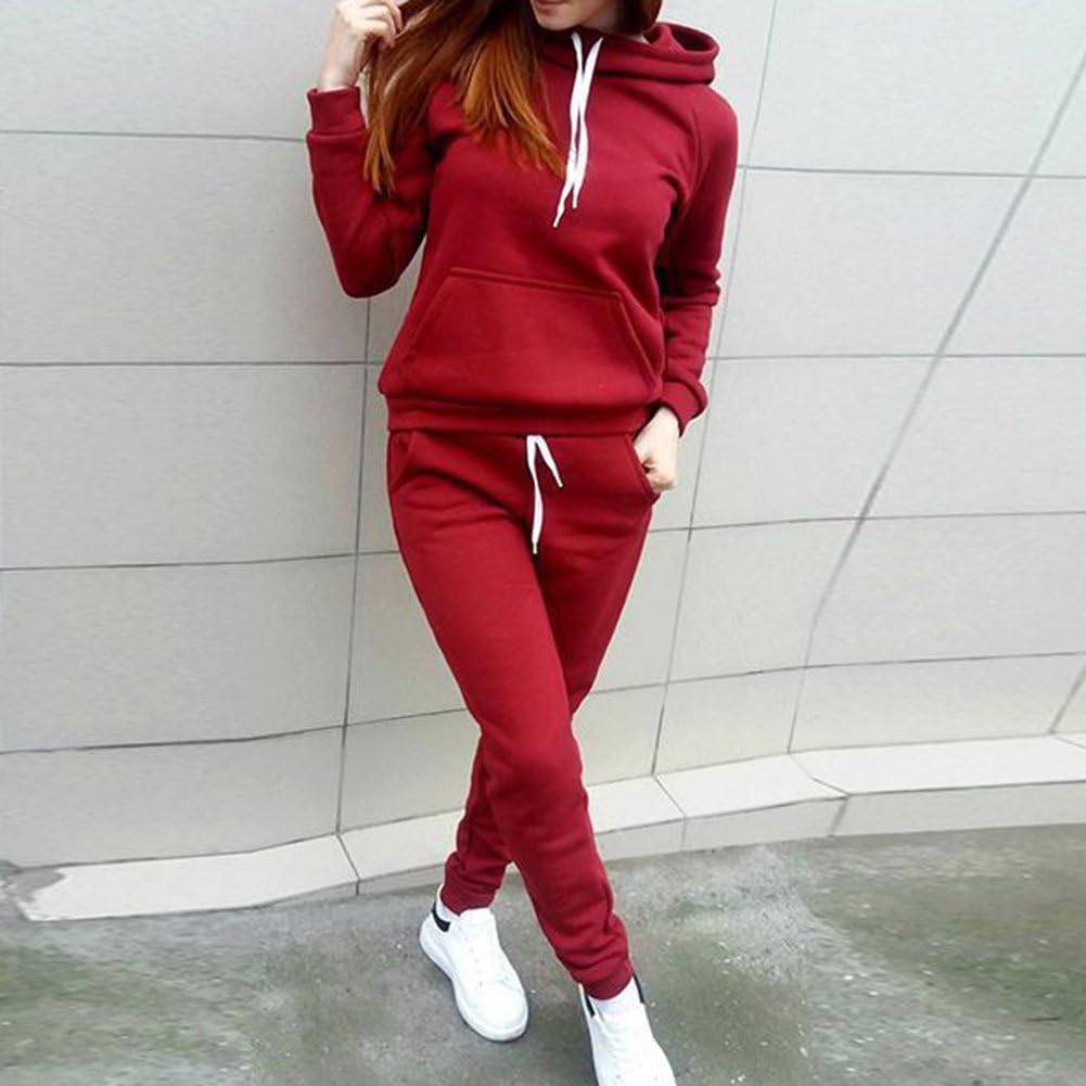 Pantaloni Primavera Autunno Casuale Abbigliamento Sportivo 2 Pezzi per Jogging Sportiva Fitness Donna Tuta da Ginnastica Moda Manica Lunga Camicie Tops
