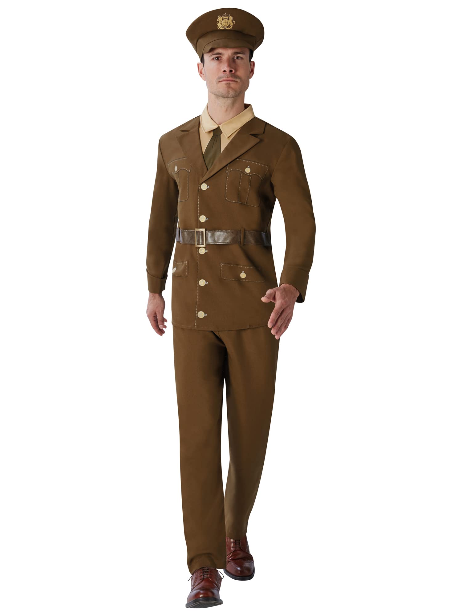 Rubies 810986STD000 WW1 Generic World War One Soldier Adult Fancy Dress, Multicolour, STD Halloween